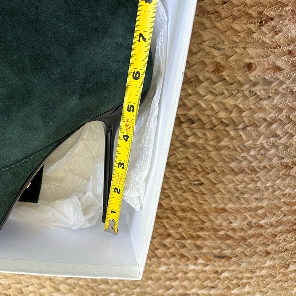 Giuseppe Zanotti Green Suede High Boots with Box Size 39 - Picture 8 of 11